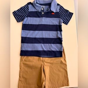 Carter’s 4t/4A boy’s Shorts and Polo Shirt Tee